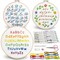 Bradove 3 Sets Alphabet Letter Practice Embroidery Kit for Beginners Adults Kids with Embroidery Patterns, Learn to Embroider Kit Adult Beginners